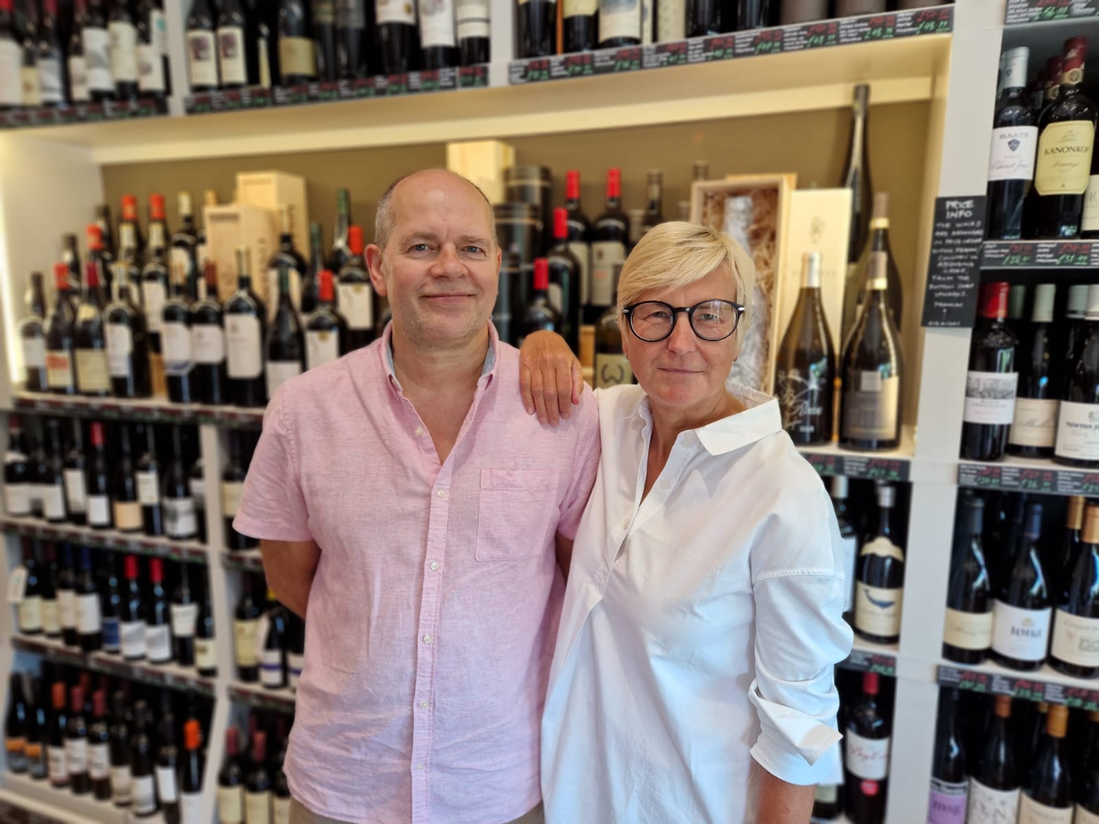 Tim Walker and Carol Edwardes, Directors at The Wine Reserve